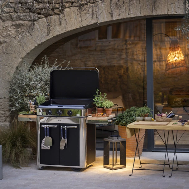 Pack Full Option Plancha Gaz Enosign 80 Inox Et Noir 7 Pack Full Option Plancha Gaz Enosign 80 Inox Et Noir – Image 7