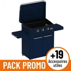 Pack Full Option Plancha Gaz Enosign 80 Blue Navy