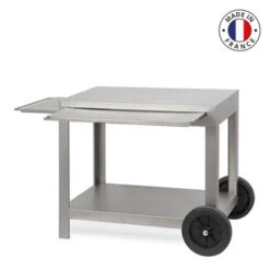 PACK PROMO Full Option Plancha Gaz Le Marquier Amalia 375 Inox Sur Chariot Avec Capot -Pas Cher Barbecue & Brasero Magasin pack s lemarq full noption amalia 375 inox ch i ca i marq 015 3