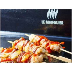 PACK PROMO Full Option Plancha Gaz Le Marquier Amalia 375 Acier Sur Chariot Avec Capot -Pas Cher Barbecue & Brasero Magasin pack s lemarq full option amalia 375 acier chca a marq 011 5