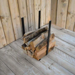 Équerre Range Bûches Forge De Rodez 1 M -Pas Cher Barbecue & Brasero Magasin paire d equerres mur de buches 1 metre 2