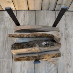 Équerre Range Bûches Forge De Rodez 1 M -Pas Cher Barbecue & Brasero Magasin paire d equerres mur de buches 1 metre 3