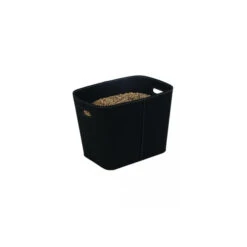 Sac à Bois Felt Feutre Noir -Pas Cher Barbecue & Brasero Magasin panier a buches granules dixneuf felt en feutre noir 2