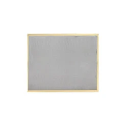 Pare-feu Cheminée 60 X 50 Cm Laiton