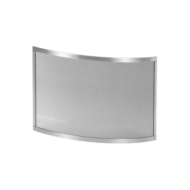 Pare-feu Cheminée 75 X 50 Cm Acier Brossé Galbé 1 Pare-feu Cheminée 75 X 50 Cm Acier Brossé Galbé