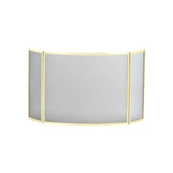 Pare-feu 3 Volets 20+60+20 X 50 Pour Cheminée