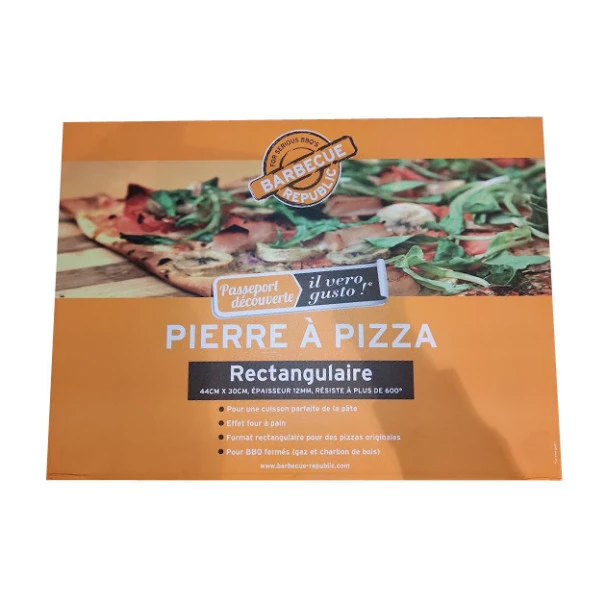 Pierre à Pizza Rectangulaire Barbecue Republic 44 X 30 Cm 1 Pierre à Pizza Rectangulaire Barbecue Republic 44 X 30 Cm