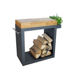 Plan De Travail Artiss En Bois 80cm X 45cm X10cm -Pas Cher Barbecue & Brasero Magasin plan de travail artiss en bois 80 x 45 cm 2