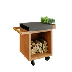 Plan De Travail Céramique Pour Table OFYR Pro 65 -Pas Cher Barbecue & Brasero Magasin plan de travail pro 65 ofyr ceramique anthracite 2