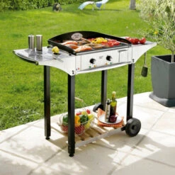 Plancha électrique Acier émaillé Roller Grill PL600E 59 X 38 -Pas Cher Barbecue & Brasero Magasin plancha electrique acier emaille roller grill pl600e 59x38 5