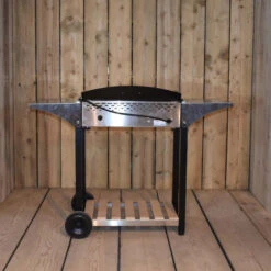 Ensemble Plancha électrique Roller Grill PL600E Inox Sur Chariot En Bois Et Inox Roller Grill -Pas Cher Barbecue & Brasero Magasin plancha electrique pl600e inox roller grill sur chariot en bois et inox roller grill 8