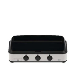 Plancha Gaz Eno 80 Enosign Inox Et Noir 3 Brûleurs 69 X 40 Avec Couvercle -Pas Cher Barbecue & Brasero Magasin plancha gaz eno 80 enosign inox et noir 3 bruleurs 69 x 40 avec couvercle 5