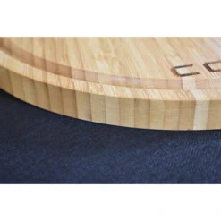 Cobb Planche à Découper Ronde Avec Rigole En Bambou 33 Cm -Pas Cher Barbecue & Brasero Magasin planche a decouper bambou cobb 3