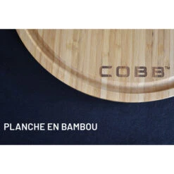 Cobb Planche à Découper Ronde Avec Rigole En Bambou 33 Cm -Pas Cher Barbecue & Brasero Magasin planche a decouper bambou cobb 4