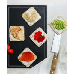 Planche à Découper En Papier Recyclé Et Résine Naturelle 34,5 X 22 Cm -Pas Cher Barbecue & Brasero Magasin planche a decouper dubost paterstone gm 2