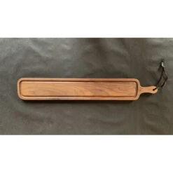 Planche à Découper Avec Rigole En Noyer 12 X 70 Cm -Pas Cher Barbecue & Brasero Magasin planche a decouper dutchdeluxes stripe en noyer 12 x 70cm 1