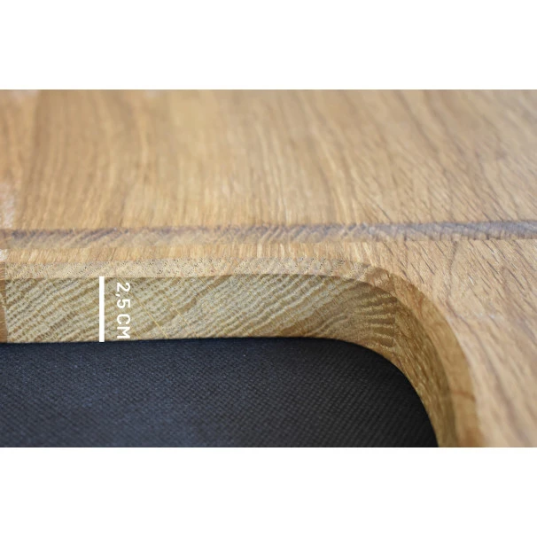Planche à Découper Avec Rigole En Chêne Massif 34 X 78 Cm 4 Planche à Découper Avec Rigole En Chêne Massif 34 X 78 Cm – Image 4