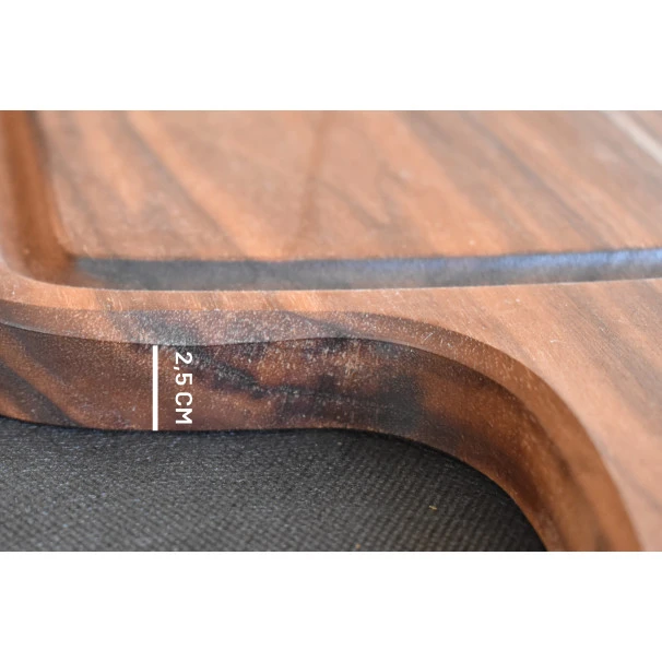 Planche à Découper Avec Rigole En Noyer 19 X 78 Cm 5 Planche à Découper Avec Rigole En Noyer 19 X 78 Cm – Image 5