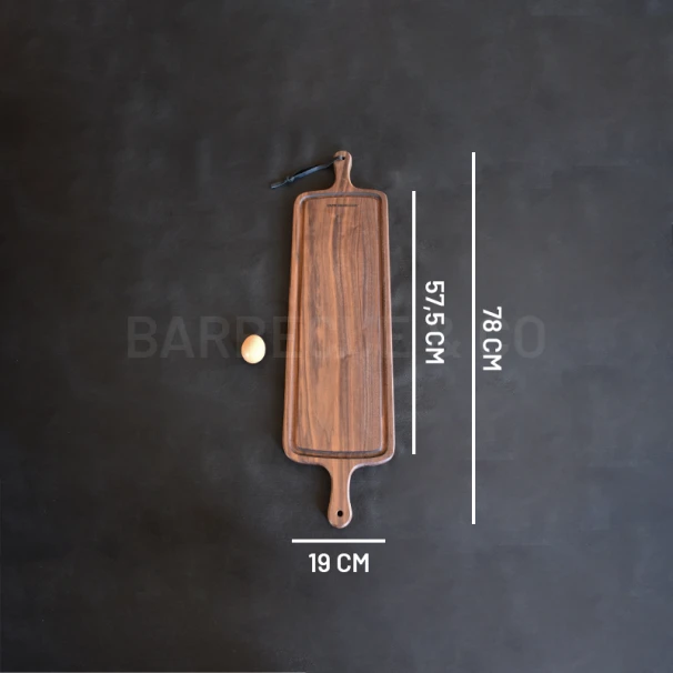 Planche à Découper Avec Rigole En Noyer 19 X 78 Cm 1 Planche à Découper Avec Rigole En Noyer 19 X 78 Cm