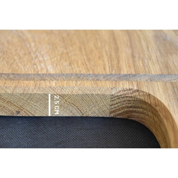 Planche à Découper Avec Rigole En Chêne Massif 34 X 55 Cm 4 Planche à Découper Avec Rigole En Chêne Massif 34 X 55 Cm – Image 4