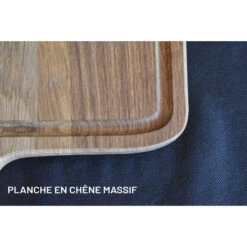 Planche à Découper Avec Rigole En Chêne Massif 34 X 55 Cm 10 Planche à Découper Avec Rigole En Chêne Massif 34 X 55 Cm -Pas Cher Barbecue & Brasero Magasin planche a decouper dutchdeluxes xl square en chene 34 x 55 cm 3