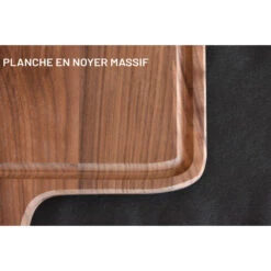Planche à Découper Avec Rigole En Noyer 34 X 55 Cm -Pas Cher Barbecue & Brasero Magasin planche a decouper dutchdeluxes xl square en noyer 34 x 55 cm 3