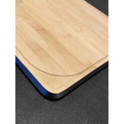 Planche à Découper Avec Rigole En Bambou 50 X 40 Cm -Pas Cher Barbecue & Brasero Magasin planche a decouper l noir 3