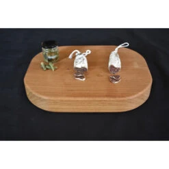 Planche De Boucher En Chêne Massif 39,5 X 49,5 Cm -Pas Cher Barbecue & Brasero Magasin planche a decouper laura living butcher block 4