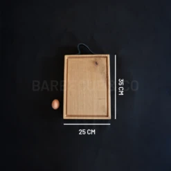 Planche à Découper Avec Rigole En Chêne Massif 35 X 25 Cm