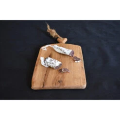 Planche à Découper En Chêne Massif 54 X 25 Cm 11 Planche à Découper En Chêne Massif 54 X 25 Cm -Pas Cher Barbecue & Brasero Magasin planche a decouper laura living robuste taille l 54 cm 4