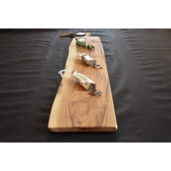 Planche à Tapas En Chêne Massif 120 X 24 Cm -Pas Cher Barbecue & Brasero Magasin planche a decouper laura living tapas taille xl 120 cm 4