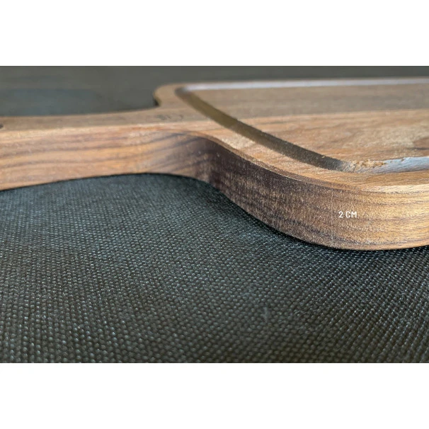 Planche à Découper Avec Rigole En Noyer 19 X 70 Cm 6 Planche à Découper Avec Rigole En Noyer 19 X 70 Cm – Image 6