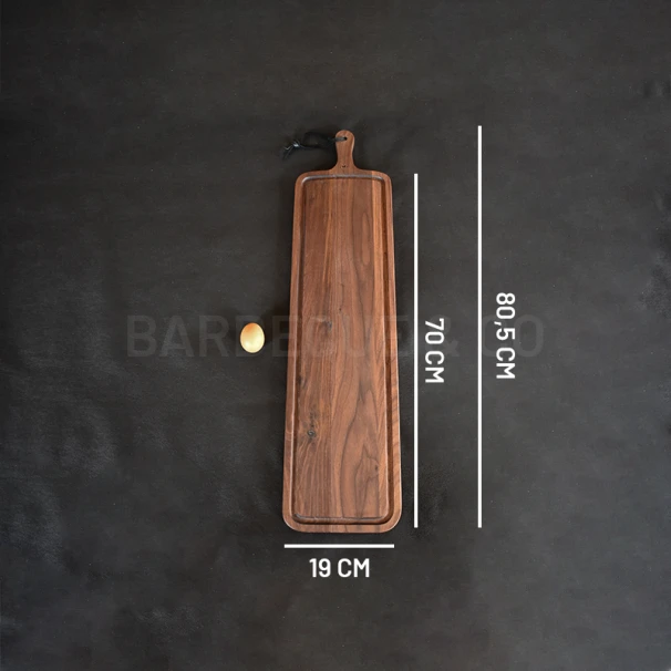 Planche à Découper Avec Rigole En Noyer 19 X 70 Cm 1 Planche à Découper Avec Rigole En Noyer 19 X 70 Cm