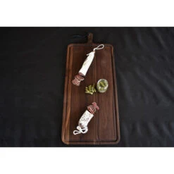 Planche à Découper Avec Rigole En Noyer 34 X 70 Cm -Pas Cher Barbecue & Brasero Magasin planche a decouper rectangular deutchdeluxes 34 x 70 cm 4