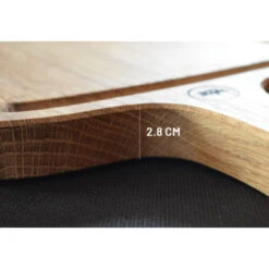 Planche à Découper Ronde Avec Rigole En Chêne Massif 60 Cm -Pas Cher Barbecue & Brasero Magasin planche a decouper ronde dutchdeluxes 60 cm 2