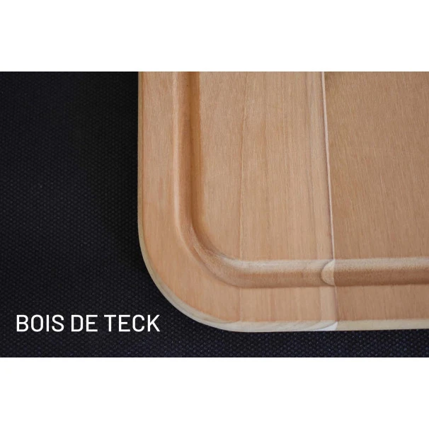 Tramontina Planche à Découper Avec Rigole En Teck 33 X 20cm 5 Tramontina Planche à Découper Avec Rigole En Teck 33 X 20cm – Image 5