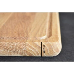 Planche à Découper Avec Rigole En Chêne 25 X 20 Cm -Pas Cher Barbecue & Brasero Magasin planche a decouper wood4 avec rigole 25x20 4