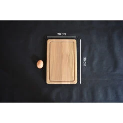 Planche à Découper Avec Rigole En Chêne 30 X 20 Cm -Pas Cher Barbecue & Brasero Magasin planche a decouper wood4 avec rigole 30x20 4