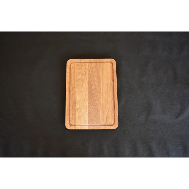 Planche à Découper Avec Rigole En Chêne 35 X 25 Cm 4 Planche à Découper Avec Rigole En Chêne 35 X 25 Cm – Image 4