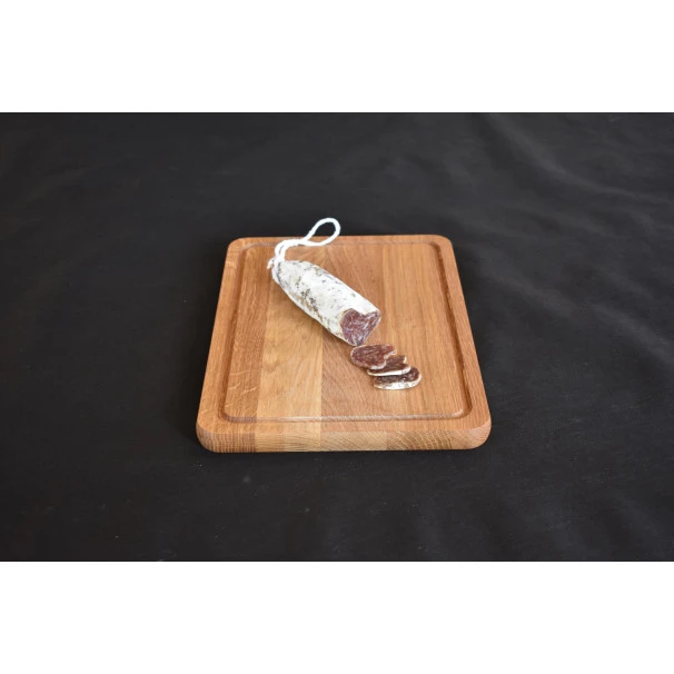 Planche à Découper Avec Rigole En Chêne 35 X 25 Cm 7 Planche à Découper Avec Rigole En Chêne 35 X 25 Cm – Image 7