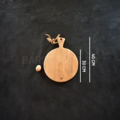 Planche à Pizza En Chêne Massif 30 Cm