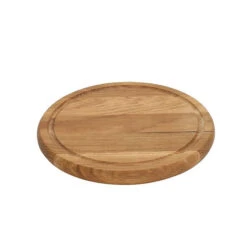 Planche à Pizza Avec Rigole En Chêne 25cm -Pas Cher Barbecue & Brasero Magasin planche a pizza wood4 epais dia 25cm avec rigole 1