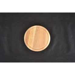 Planche à Pizza Avec Rigole En Chêne 25cm -Pas Cher Barbecue & Brasero Magasin planche a pizza wood4 epais dia 25cm avec rigole 2