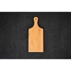 Planche à Découper En Bambou 34 X 14 Cm -Pas Cher Barbecue & Brasero Magasin planche bambou avec manche 34x14 3
