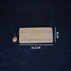 Planche à Découper En Bambou 34,5 X 16 Cm