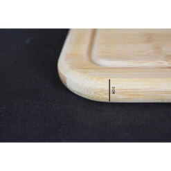 Planche à Découper Avec Rigole En Bambou 45 X 32 Cm -Pas Cher Barbecue & Brasero Magasin planche bambou rect 450x320x20 2