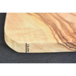 Planche à Découper En Olivier 41 X 19 Cm -Pas Cher Barbecue & Brasero Magasin planche en olivier anse cuir 41x19 3
