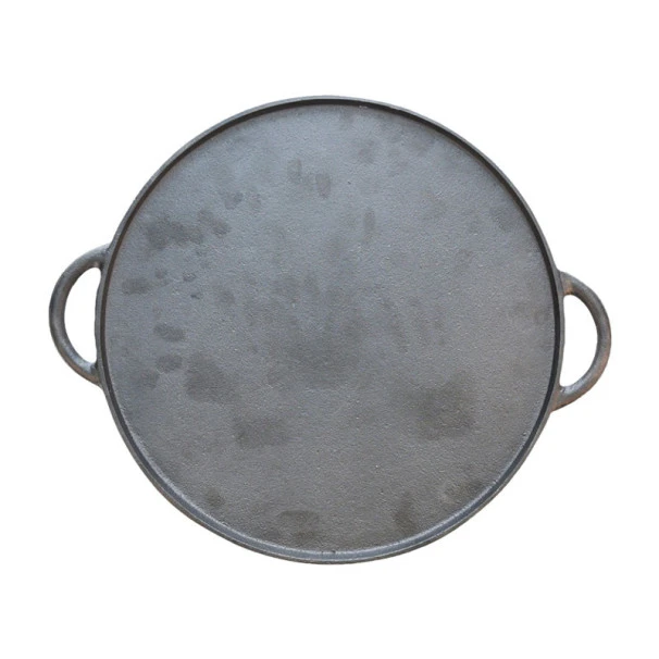 ESSCHERT DESIGN Plaque Plancha Pizza En Fonte Sur Pied 2 ESSCHERT DESIGN Plaque Plancha Pizza En Fonte Sur Pied – Image 2