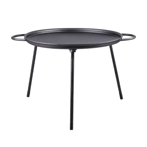 ESSCHERT DESIGN Plaque Plancha Pizza En Fonte Sur Pied 1 ESSCHERT DESIGN Plaque Plancha Pizza En Fonte Sur Pied