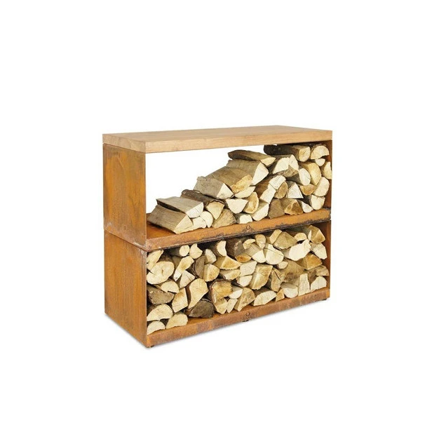 Rangement Bois OFYR Corten 45 X 100 X 88 Cm 1 Rangement Bois OFYR Corten 45 X 100 X 88 Cm